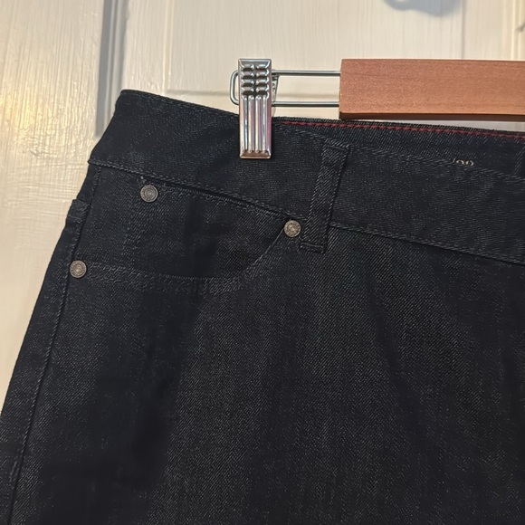 Talbots NWT Slim Ankle Curve Jeans Dark Wash Size 16/33 - Picture 5 of 11